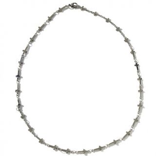 Michael Anthony Jewelry® Bead Wrapped Stainless Steel Rope Chain