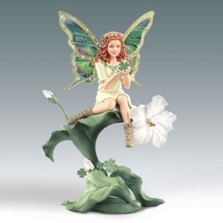 Emerald Isle Fairy Figurine Bradford Exchange Enchanted Wings Series