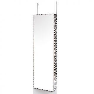160 759 over the door mirrored hanging beauty armoire with pull down