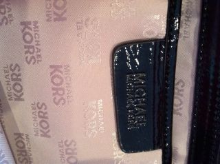 Michael Kors Brand Electric Pink Black Large Jet Set Tote Bag Womens