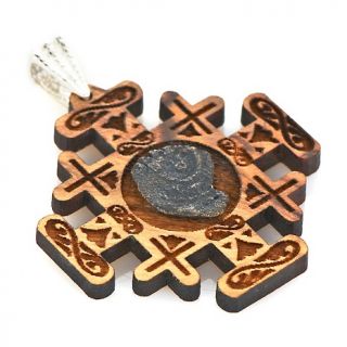 Michael Anthony Jewelry® Olive Wood Jerusalem Cross Sterling S at
