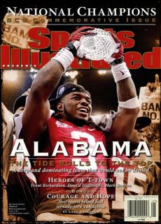Sports Illustrated Commemorative 2011 BCS Trent Richardson Alabama