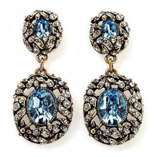 194 077 heidi daus dare to wear crystal accented drop earrings rating