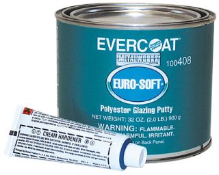 use eurosoft glazing putty as a final step to fill pinholes and small