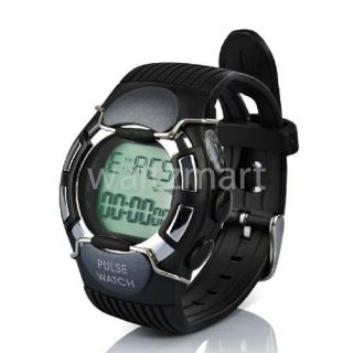  Monitor Sport Pulse Calorie Counter Fitness Stop Wrist Watch