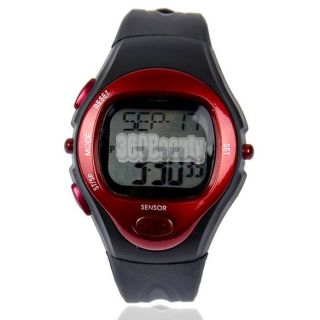 B5UT New Pulse Heart Rate Monitor Calories Counter Fitness Watch Clock