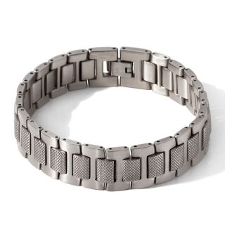 184 435 men s stainless steel watchband style link bracelet rating be