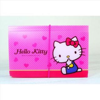 Hello Kitty Expandable File Folders Pink Polka Dot Sanrio