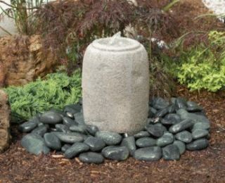  Complete Water Feature Garden Accent Small Faux Rock Bubbler
