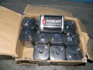 Eveready Super Heavy Duty 1209 6V Carbon Zinc Lantern Batteries Box of