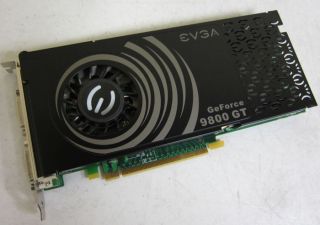 EVGA GeForce 9800GT 1GB PCIe Dual DVI, S Video IN Video Card 01G P3