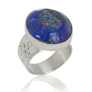 215 546 mine finds by jay king sterling silver lapis and micro opal