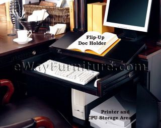 American Federal Executive Quality Fine Modular Home Office Wall Desk