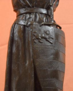 Medievil Credo Knight Warrior Bronze Statue Emmanuel Fremiet Sculpture