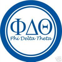 PHI Delta Theta Fraternity Ribbon Chapter Listing Allegory Miami Ohio