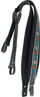 Excalibur Crown Series Folklore Tapestry Straps Made in Germany Black