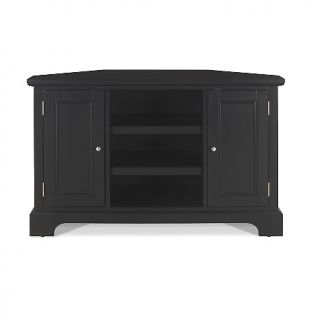 Home Styles Bedford Corner TV Stand Console   Ebony