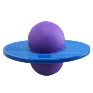  Balance Pogo Jumping Exercise Space Ball Toy Purple Ball Blue Board