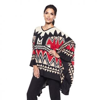 215 429 diane gilman dg2 printed sweater poncho rating 47 $ 39 95 s h