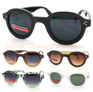 Womens Keyhole Sunglasses Round Small Frame Cute Bold Stylish Shades