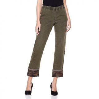 218 950 diane gilman cropped jeggings with printed cuff rating 37 $ 39
