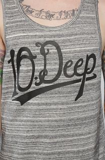 10 Deep The Delta House Tank in Grey Marle