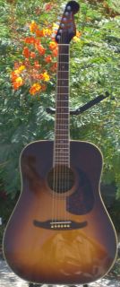 Fender Malibu Flattop Acoustic Guitar 1980S