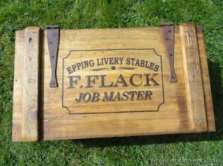  Style Horse Groom Wooden Stable Box Chest Epping Livery Stables