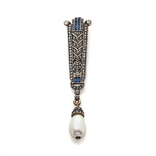 220 084 heidi daus suitably sophisticated crystal pin with bead drop