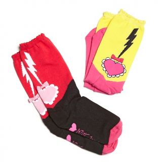 230 080 betsey johnson lightning 2 pack socks rating be the first to