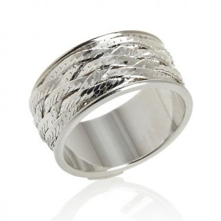 229 221 la dea bendata sterling silver braided chain band ring rating
