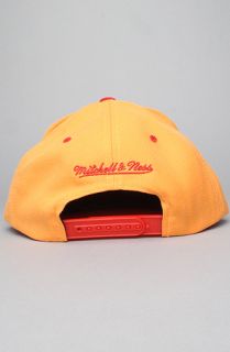 Mitchell & Ness The NFL Arch Snapback Hat in Orange Red  Karmaloop