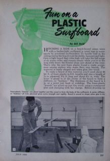  Own Surfboard Surf Board w Styrofoam Fiberglass How to Article