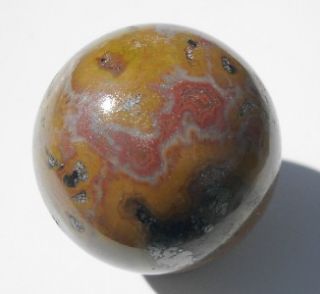 RARE Banded Fairburn Agate Marble with Hematite Quartz