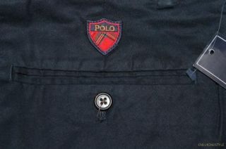 NWT $69.50 Polo Ralph Lauren Golf Cotton Chino Logo Blue Pants 32 X 30
