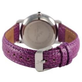 Lucien Piccard Womens Diamond Purple Leather Watch 280268PR