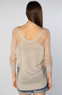 LA Boutique The Gemini Sweater in Light Gray