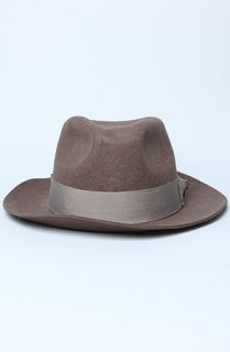 Brixton The Ranch Hat in Taupe Felt Concrete