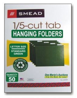 Hanging File Folders Green Letter Size 50ct Smead Trusted Seller Since