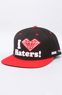 DGK The DGK x Diamond Haters Snapback in Black Red