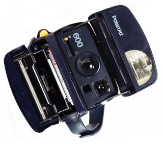 Polaroid Blue OneStep Express 600 Instant Film Camera Vintage Working