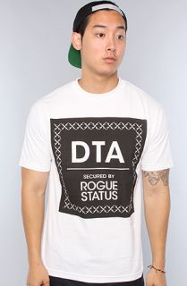 DTA   Rogue Status The Black Arms Tee in White