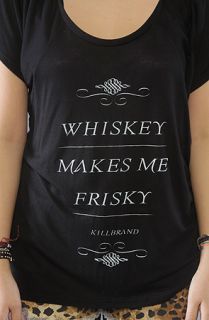 Kill Brand Whiskey Frisky Soft Slub Concrete