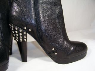 Fifi Elvis Feldman Taboo Black Boots Retails $235 Womens Shoes Sz 10
