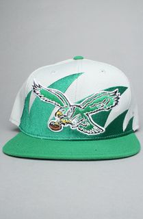 The Philadelphia Eagles Sharktooth Snapback Hat in Green & Gray