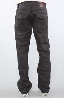 LRG The 47 Flights True Straight Fit Jeans in Coated Grey Wash