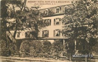 Far Rockaway Long Island New York Shirley House Postcard