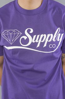 Diamond Supply Co. The Diamondaire Tee in Purple