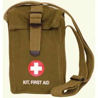 Od Olive Drab Platoon First Aid Kit 50+ First Aid Items With Shoulder