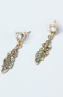 Betsey Johnson The Feather Drop Earring